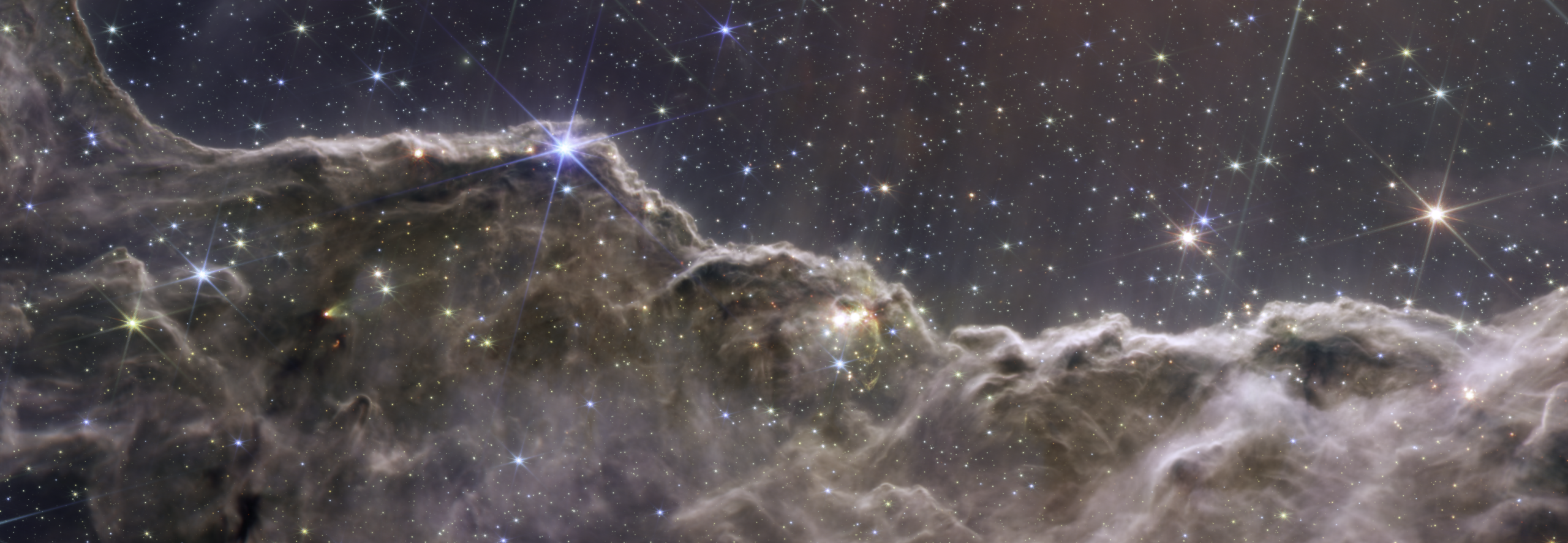Cosmic Cliffs, Carina (JWST) als fotobehang
