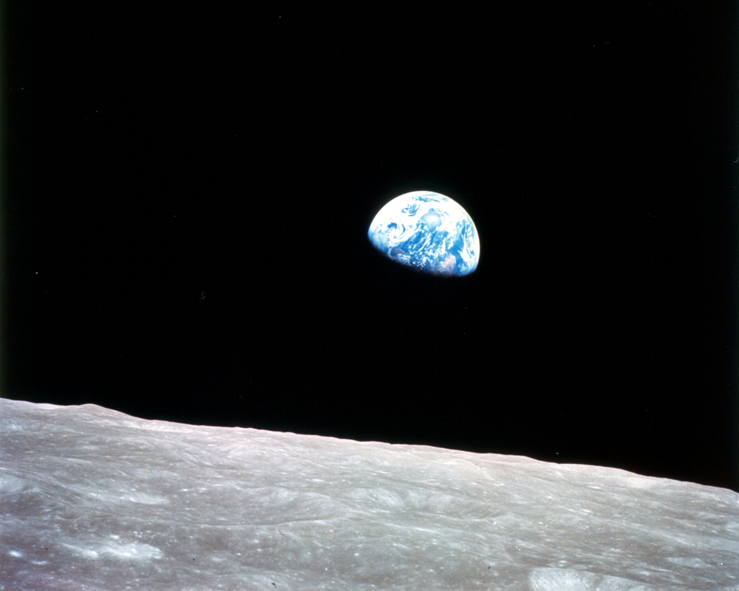 Earthrise (Apollo 8) als fotobehang