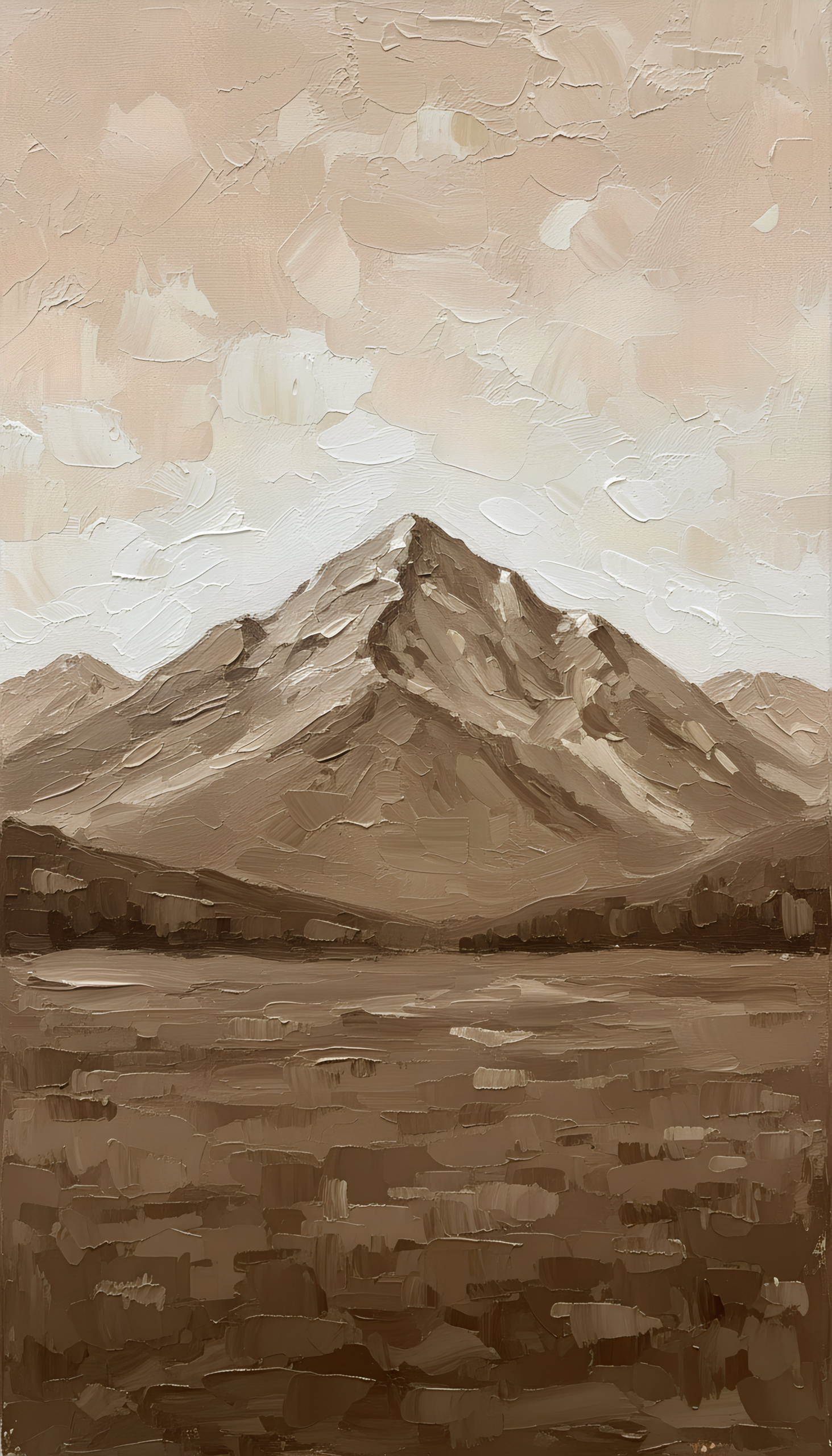Mountains als muurcirkel